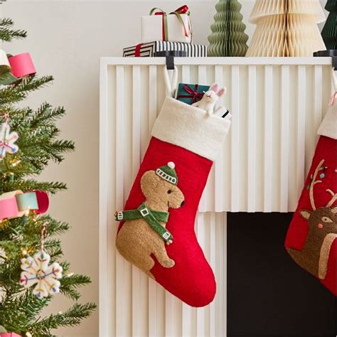 Felt Dog Stocking | West Elm