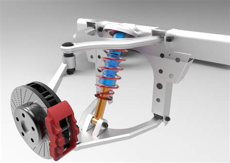 Double Wish Bone Suspension 13990414 3 FOR Finite Element Method