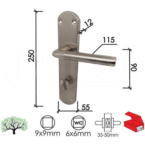 Dabel kvaka šild za vrata gruža ni bni 8x8 6x6 90 mm ePonuda