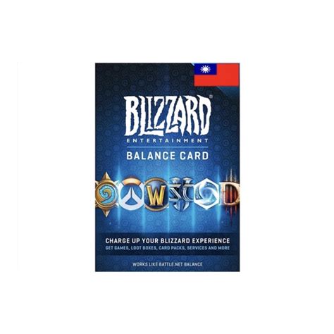 Blizzard Balance Card Prepaid Code Asia Credit 50 600 Twd