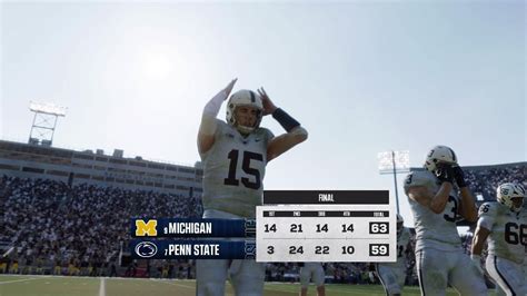 Michigan Wolverines Vs Penn State Nittany Lions Ea Sports College