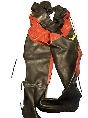 Large Wide Viking Pro 1000 Scuba Diving Rubber Drysuit Attached Hood