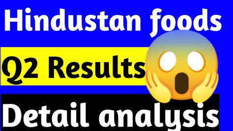 Hindustan Foods Limited Share Hindustan Food Q2 Result Hindustan