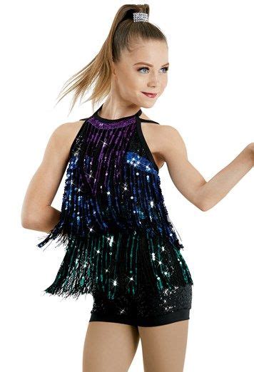 Sequin Fringe Biketard Weissman® Dance Costumes Dance Outfits Cute Dance Costumes