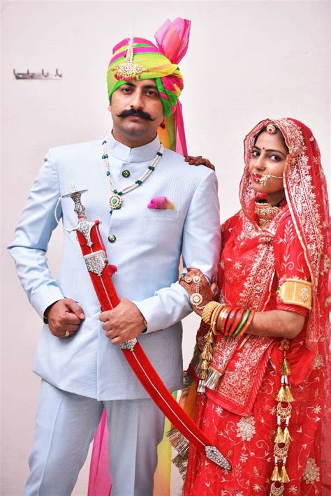 Pin by Harsh veer singh nirwan on Royal rajput couples | Rajasthani bride, Indian bride ...