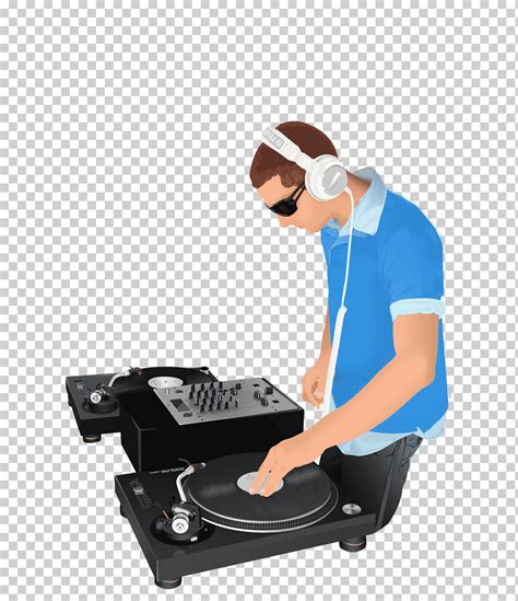 Disc Jockey Dj Mezclador Musica Dj Diverso Sonar Rascarse Png