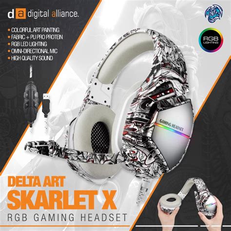 Jual Digital Alliance Delta Art Skarlet X Surround Sound Rgb Gaming