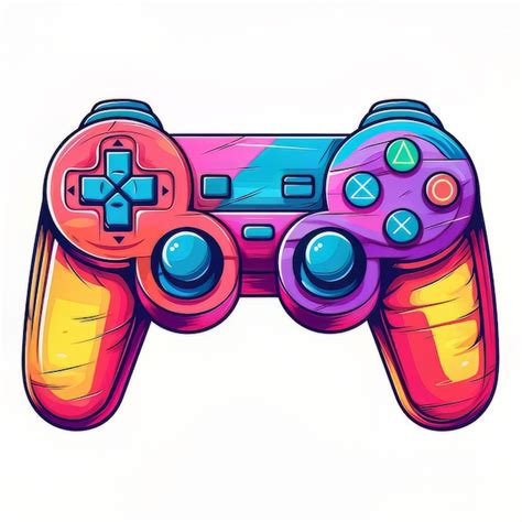 Premium Photo Joystick Gamepad Isolated On A White Background Vector