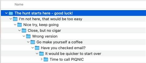 We all know the best way to lose documents is to store them in folders ...