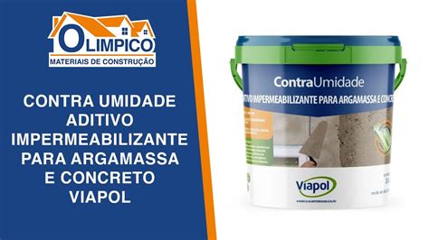 Contra Umidade Aditivo Impermeabilizante Para Argamassa E Concreto