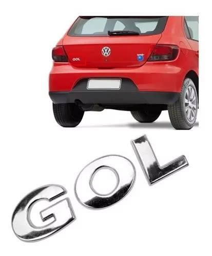 Emblema Letreiro Gol G5 2009 10 11 2012 Cromado Porta Malas