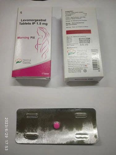 Morning Pill Levonorgestrel Tablets For Personal 1 5mg At Rs 100