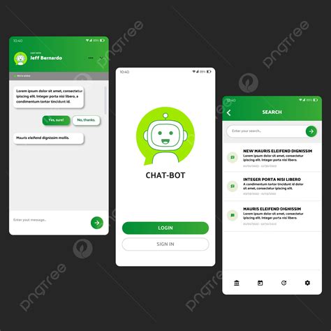 Interactive Design For Chat Bot Template Download on Pngtree