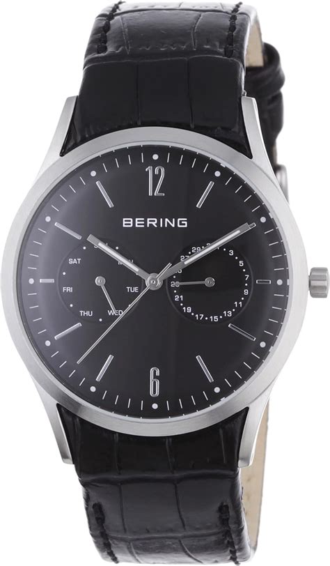 BERING Classic Reloj analógico de caballero de cuarzo con correa de