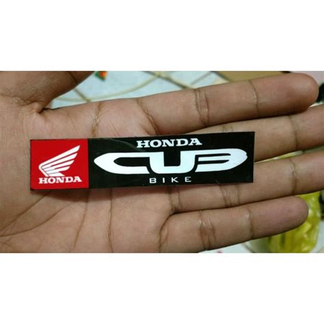 Jual Sticker Stiker Decal Tempelan Logo Label Pelengkap Motor Honda Cub