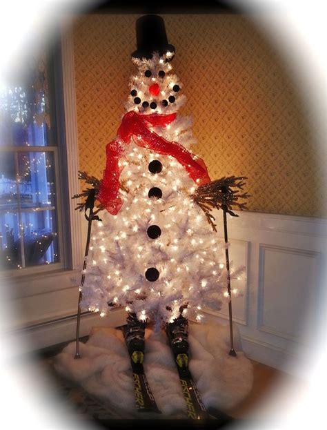 Snowman Christmas Tree !!!! | Holiday christmas tree, Creative ...