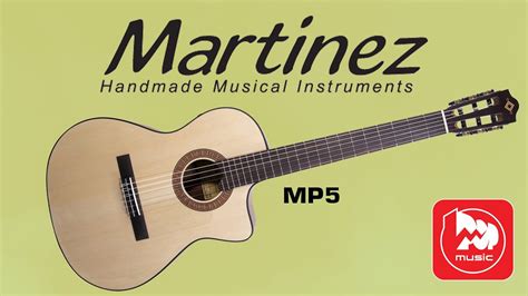 Классическая гитара MARTINEZ MP5 (с темброблоком) - YouTube
