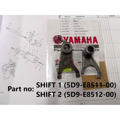 Fork Shift Ori Hly Yamaha Lagenda Lagenda Fi D E