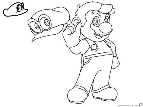 Super Mario Odyssey Coloring