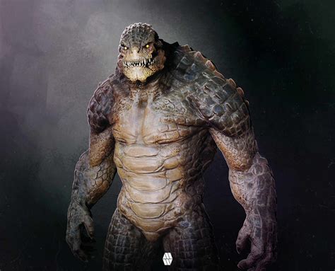 Arkham Origins Killer Croc Concept Art