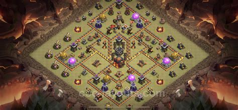 Best Anti 2 Stars War Base Th10 With Link Anti Everything 2023 Town