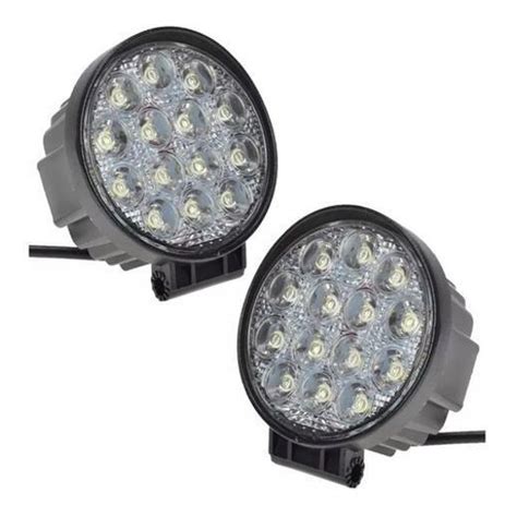 Par Farol De Milha Off Road Leds W V V Redondo Submarino