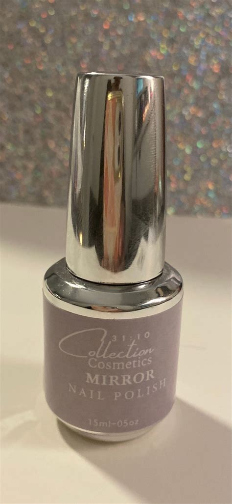 Mirror Nail Polish, Silver Mirror Nail Polish, Chrome Bright Glossy Metallic Color, Metallic ...