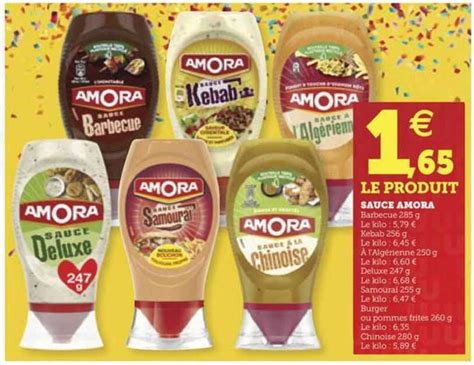 Promo Sauce Amora Chez Super U Icatalogue Fr