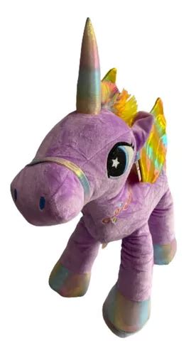 Muñeco Caballito Unicornio Con Alas Peluche Pony Muy Grande en venta en