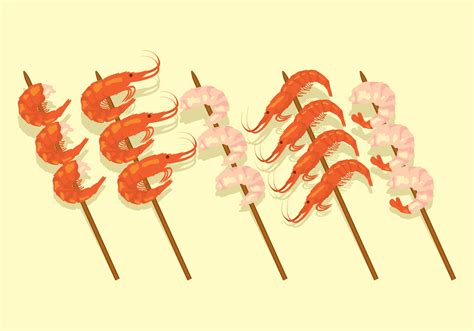 Prawns Vector Set Vector Art At Vecteezy