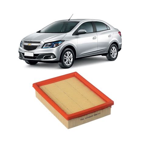 Filtro de ar Chevrolet Prisma 2006 2016 Vox HLP8834 Samarc Auto Peça