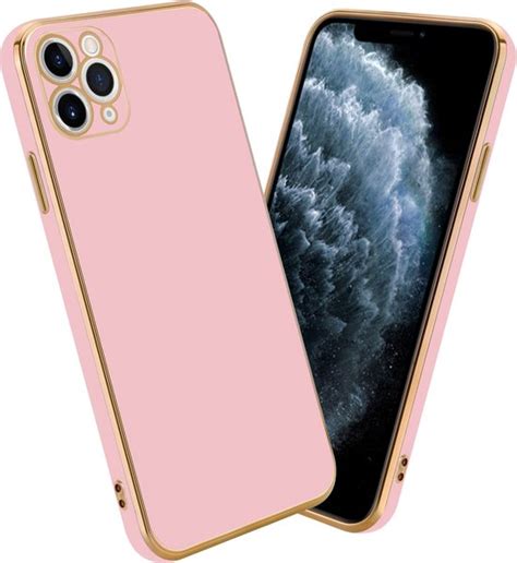 Cadorabo Hoesje Voor Apple IPhone 13 PRO MAX In Glossy Roze Goud