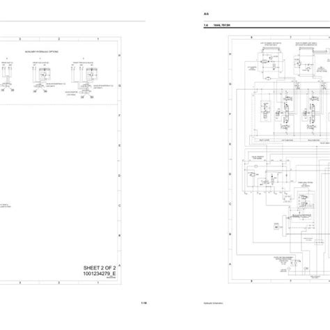 JLG SKYTRAK Telehandlers 10042 To G5 18A Hydraulic Schematic 31222315