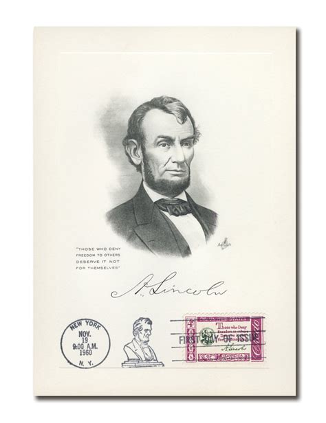 AC821 FDC - Abraham Lincoln, 11/19/1960, #1143 - Mystic Stamp Company