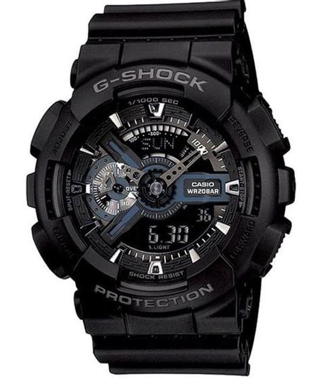 Relógio CASIO G SHOCK masculino anadigi GA 110 1BDR Relógio Masculino