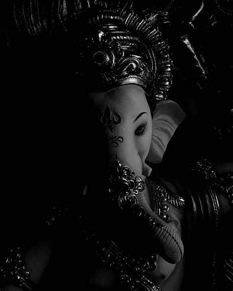 Ganpati Black Wallpapers - Top Free Ganpati Black Backgrounds - WallpaperAccess