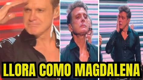 LUIS MIGUEL SE DESBORDA EN CONCIERTO Y ROMPE A LLORAR A LÁGRIMA VIVA