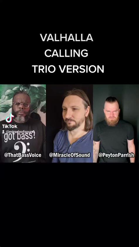 Gav Miracle Of Sound On Twitter Valhalla Calling Trio Version Drops