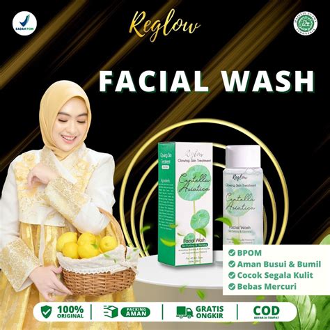 Jual REGLOW SKINCARE ORIGINAL FACIAL WASH GLOWING SKIN TREATMENT BPOM