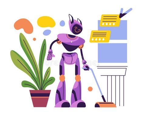 Robot Cleaning Stock Illustrations 5 015 Robot Cleaning Stock Illustrations Vectors And Clipart