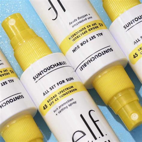 All Set For Sun Setting Spray Spf 45 Elf Cosmetics