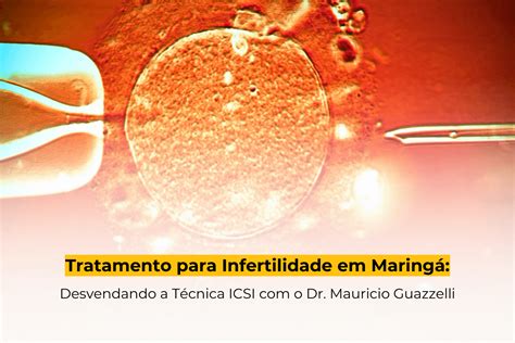 Tratamento Para Infertilidade Em Maring Desvendando A T Cnica Icsi