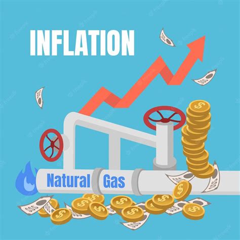 Premium Vector | Inflation natural gas prices are surging rising cost ...