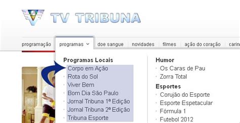 Rede Globo Tv Tribuna Voc Por Dentro Do Que Acontece Na Tv Tribuna