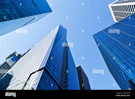 office buildings seen in new york Stock Photo - Alamy