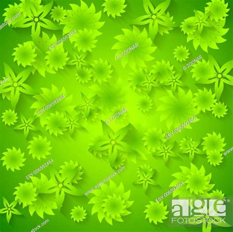 Abstract Green Floral Pattern Stock Photo Picture And Low Budget