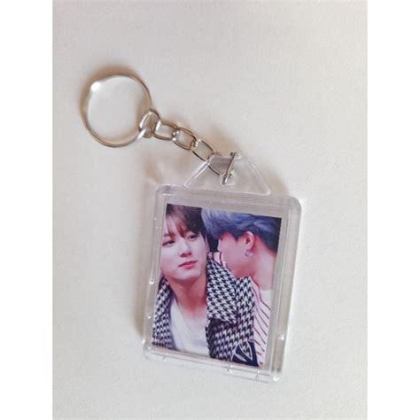 Chaveiro Acr Lico X Jikook Bts Fanmade Kpop Shopee Brasil