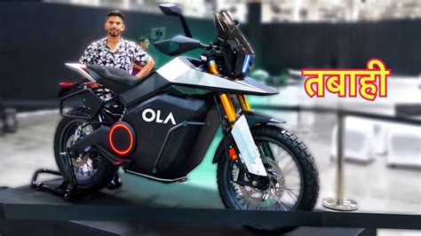 Ola Electric Motorcycle Concept Models Youtube