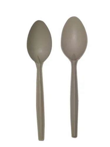 White Disposable Plastic Spoon For Event And Party Supplies Size