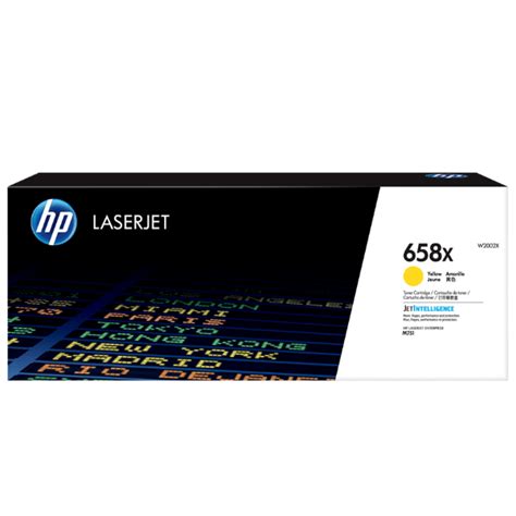 HP 658X High Yield Yellow Original LaserJet Toner Cartridge MyHP